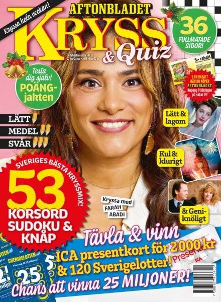 Kryss & Quiz – 22 December 2025 Cover