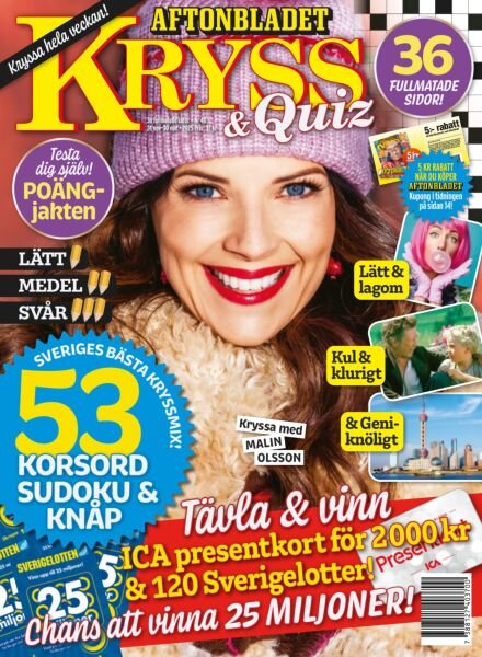 Kryss & Quiz – 24 November 2025 Cover