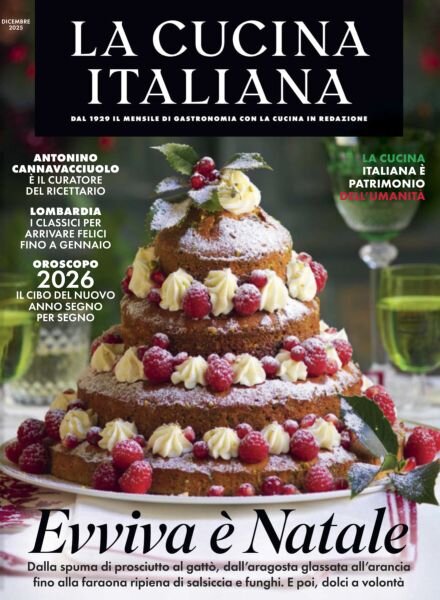 La Cucina Italiana – Dicembre 2025 Cover