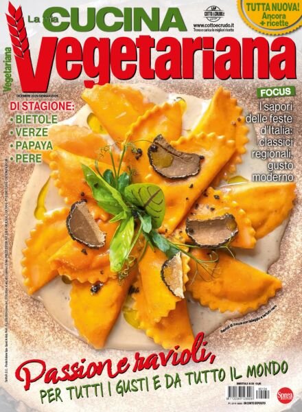 La Mia Cucina Vegetariana – Dicembre 2025 – Gennnaio 2026 Cover