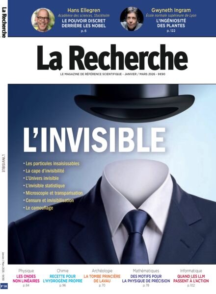 La Recherche – Janvier-Fevrier-Mars 2026 Cover
