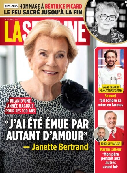 La Semaine – 26 Decembre 2025 Cover