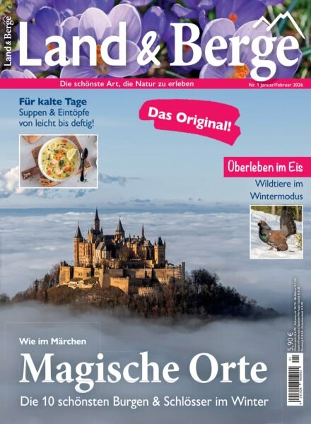 Land & Berge – Januar 2026 Cover