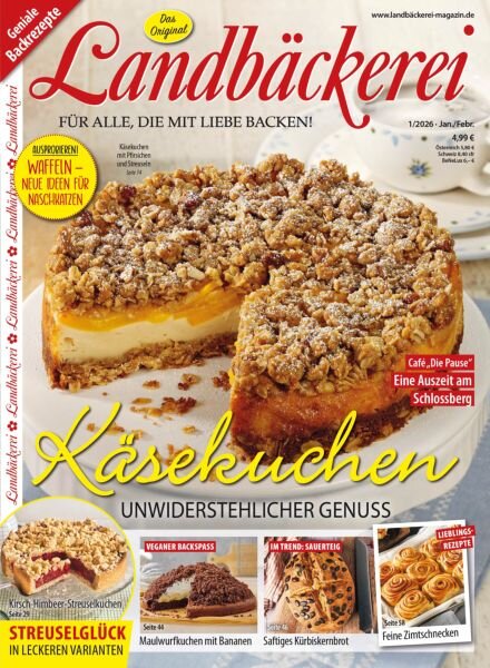 Landbackerei – Januar 2026 Cover