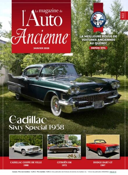 L’Auto Ancienne – Janvier 2026 Cover