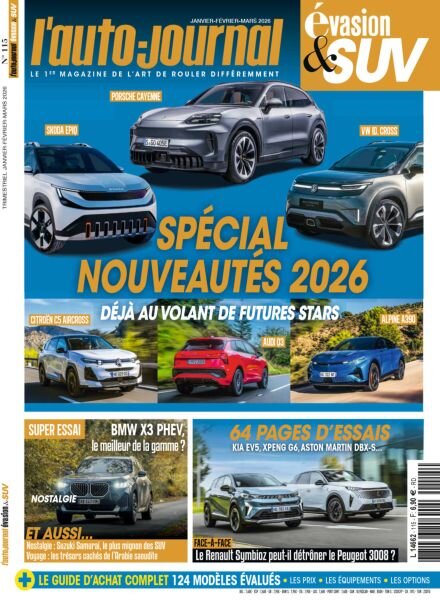 L’Auto-Journal 4×4 – Janvier-Fevrier-Mars 2026 Cover