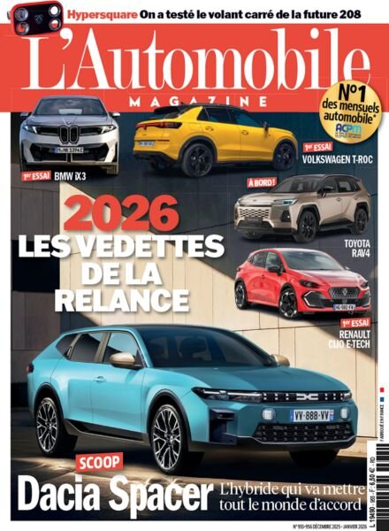 L’Automobile Magazine – Decembre 2025 – Janvier 2026 Cover