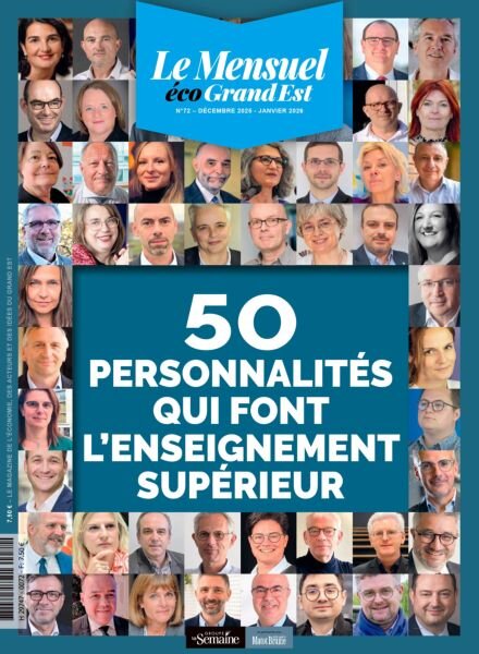 Le Mensuel Grand Est – Decembre 2025 – Janvier 2026 Cover