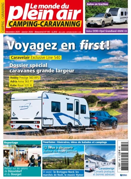Le Monde du Plein-Air – Decembre 2025 – Janvier 2026 Cover