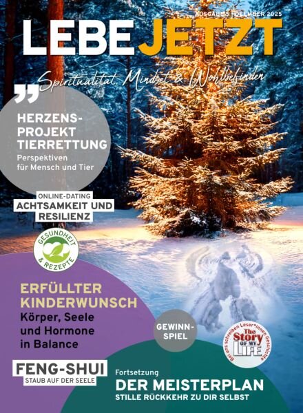 Lebe Jetzt Du bist nicht allein – Dezember 2025 Cover