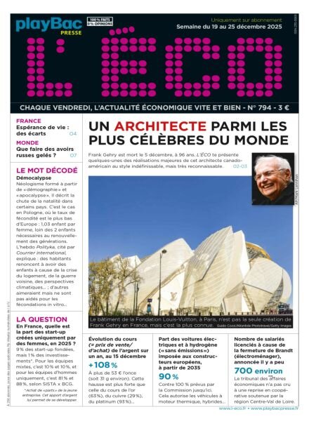 L’eCO – 19 Decembre 2025 Cover