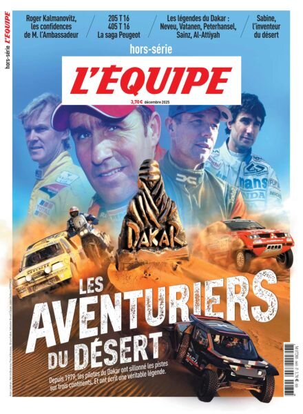 L’Equipe – Hors-Serie N 86 – Decembre 2025 Cover