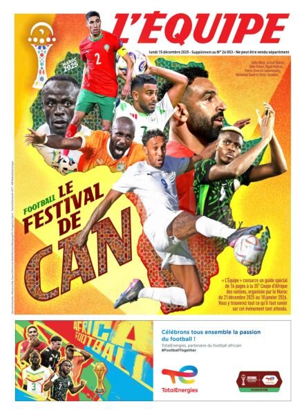 L’Equipe Supplement – 15 Decembre 2025 Cover