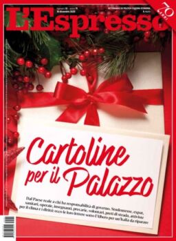 L’Espresso – 19 Dicembre 2025