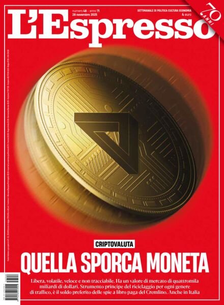 L’Espresso – 28 Novembre 2025 Cover