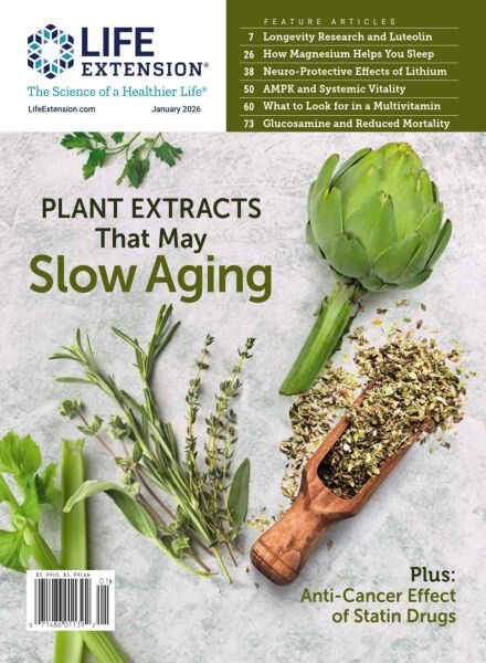 Life Extension Magazine – January 2026 Cover