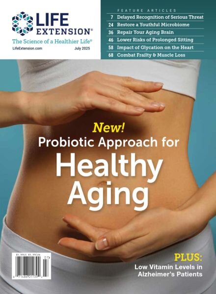 Life Extension Magazine – July 2025 Cover