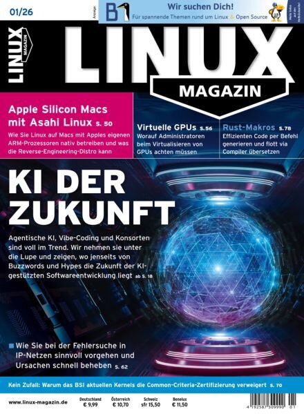 Linux-Magazin – Januar 2026 Cover