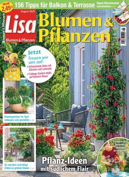 Lisa Blumen & Pflanzen – August 2025 Cover