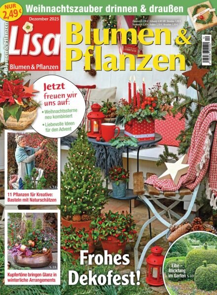 Lisa Blumen & Pflanzen – Dezember 2025 Cover