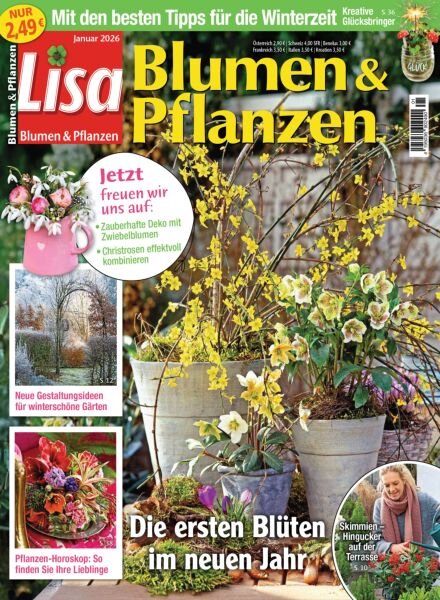 Lisa Blumen & Pflanzen – Januar 2026 Cover