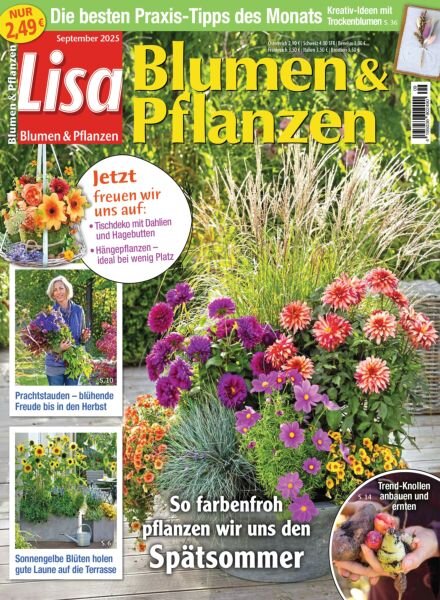 Lisa Blumen & Pflanzen – September 2025 Cover