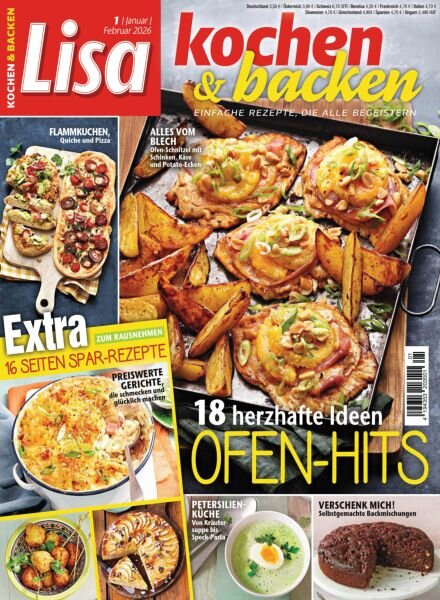 Lisa Kochen & Backen – Januar 2026 Cover
