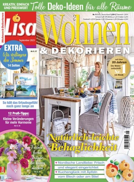 Lisa Wohnen & Dekorieren – September 2025 Cover