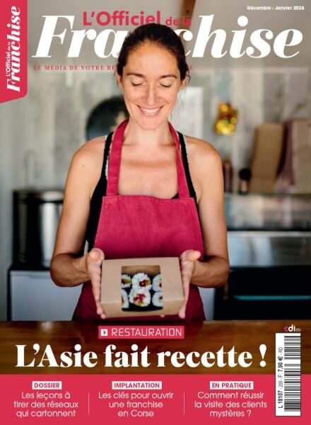 L’Officiel de la Franchise – Decembre 2025 – Janvier 2026 Cover