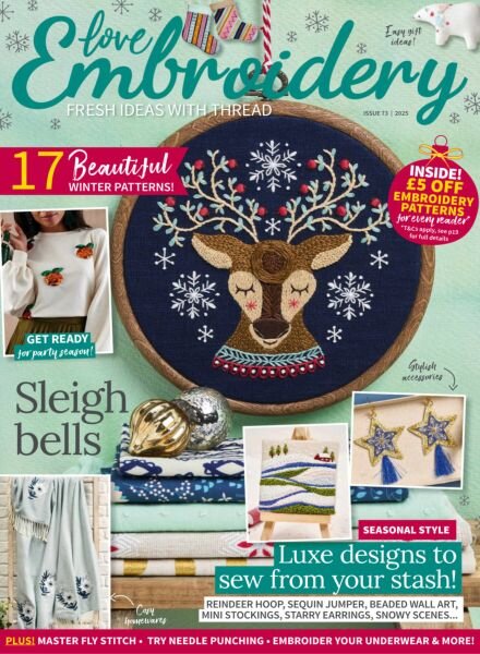 Love Embroidery – Issue 73 2025 Cover