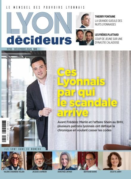 Lyon Decideurs – Decembre 2025 Cover