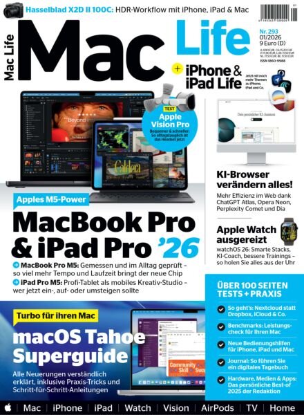 Mac Life Germany – Januar 2026 Cover