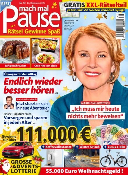 Mach mal Pause – 16 Dezember 2025 Cover