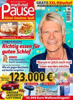 Mach mal Pause – 9 Dezember 2025