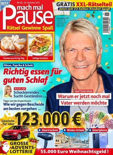Mach mal Pause – 9 Dezember 2025 Cover