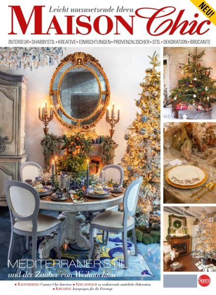 Maison Chic Deutsche Ausgabe – Dezember 2025 Cover