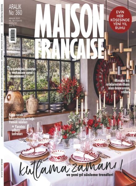 Maison Francaise Turkiye – Aralik 2025 Cover