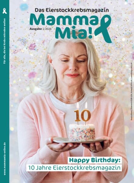 Mamma Mia! Eierstockkrebsmagazin – Nr1 2026 Cover