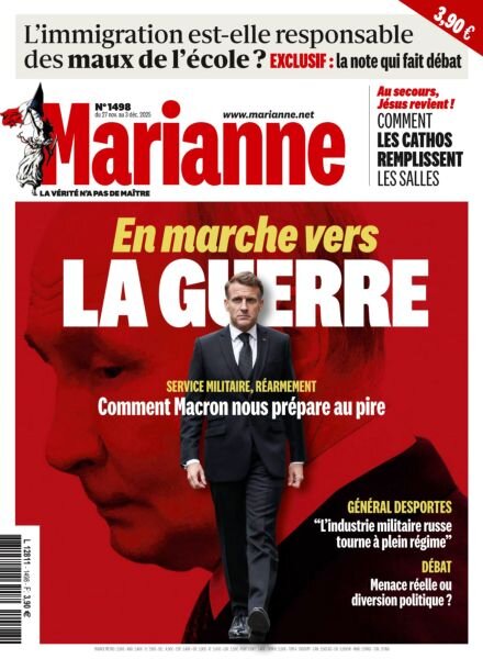 Marianne – 27 Novembre 2025 Cover