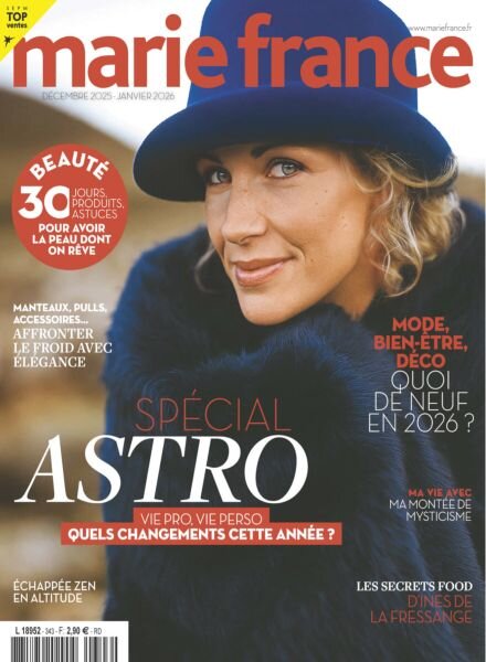 Marie France – Decembre 2025 – Janvier 2026 Cover