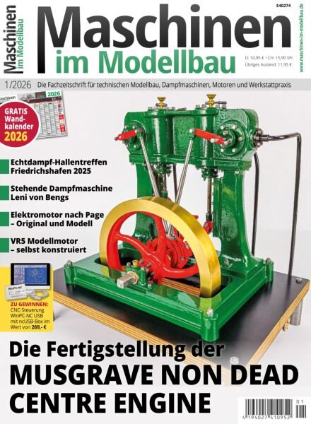 Maschinen im Modellbau – Dezember 2025 Cover