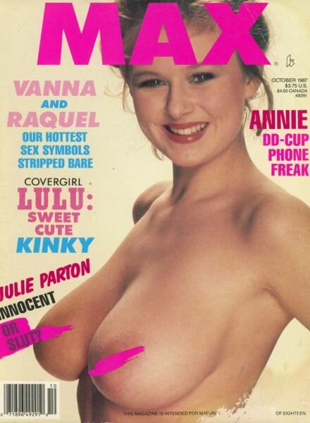 Max – Volume 2 Number 6 October 1987 Cover