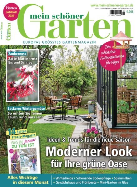 Mein schoner Garten – Januar 2026 Cover