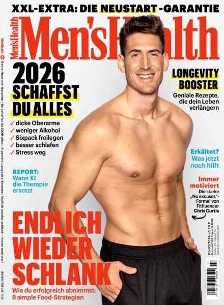 Men’s Health Germany – Januar-Februar 2026 Cover