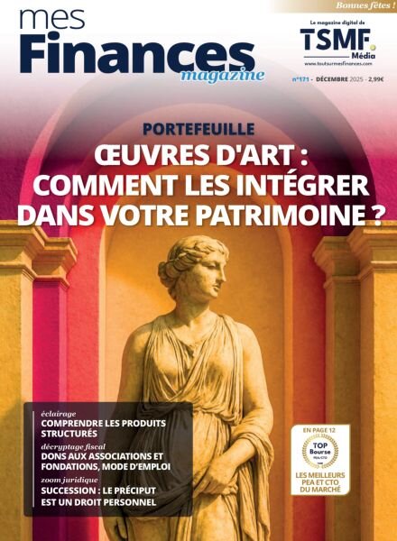 Mes Finances Magazine – Decembre 2025 Cover