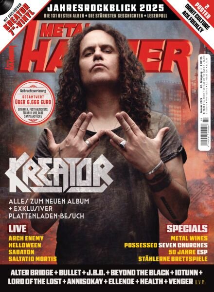 Metal Hammer Germany – Januar 2026 Cover