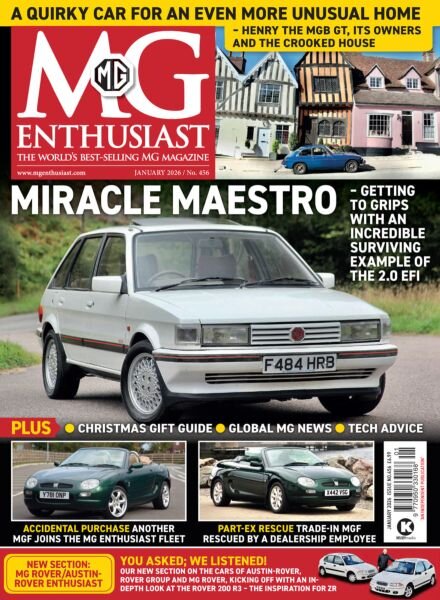 MG Enthusiast – January 2026 Cover