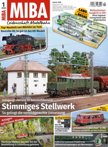 Miba Magazin – Januar 2026 Cover