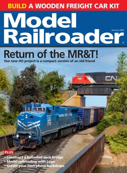 Model Railroader – January 2026 Cover