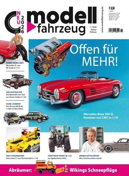 Modell Fahrzeug – Januar 2026 Cover